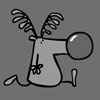 running reindeer animation